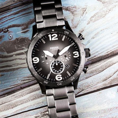【FOSSIL】公司貨 粗曠風格大錶徑個性腕錶 (JR1437)