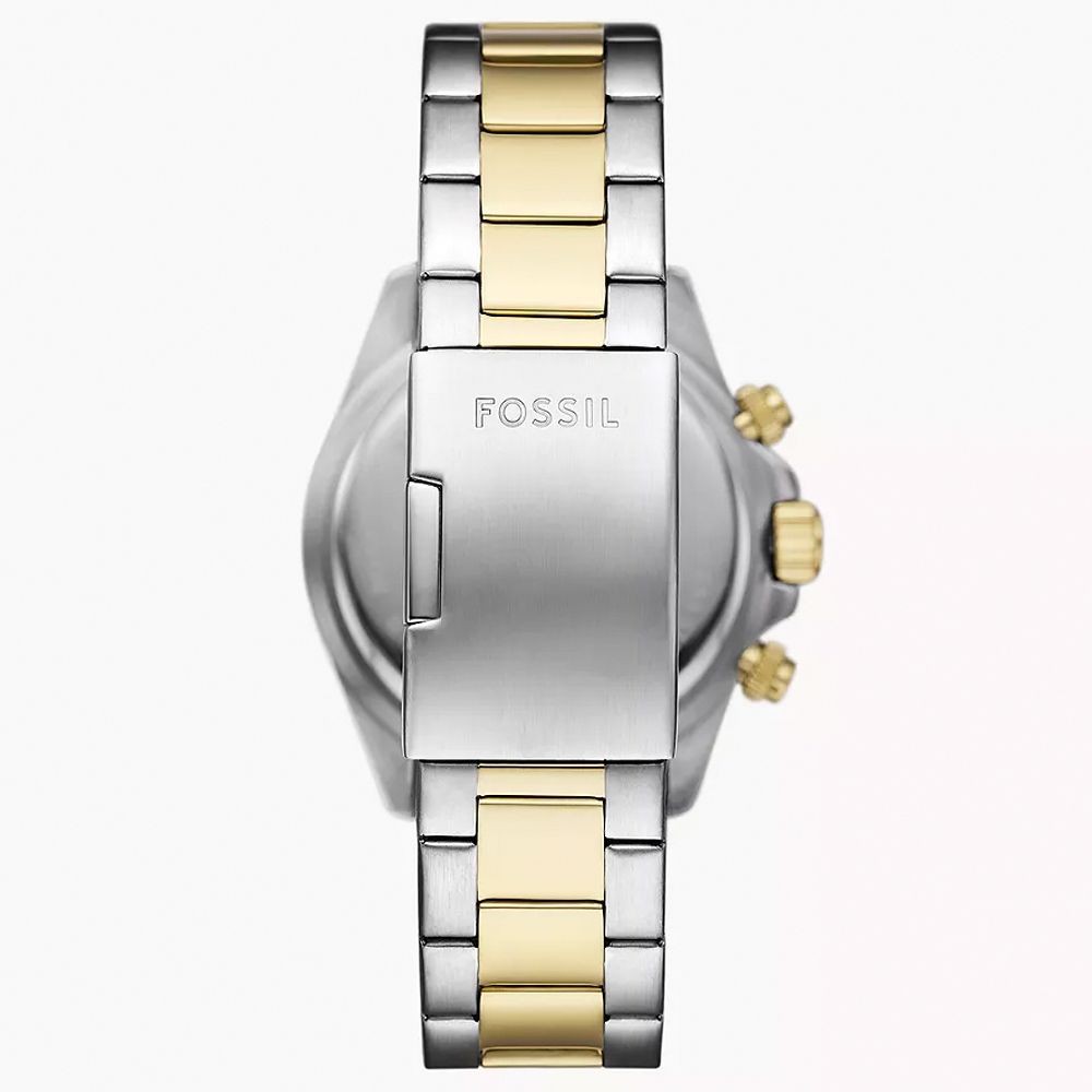 FOSSIL  Autocross 三眼多功能手錶-銀x金/42mm BQ2876