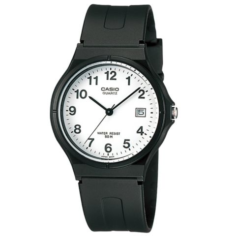 CASIO 卡西歐 MW-59-7B 日期顯示50米防水 學生必備指針錶