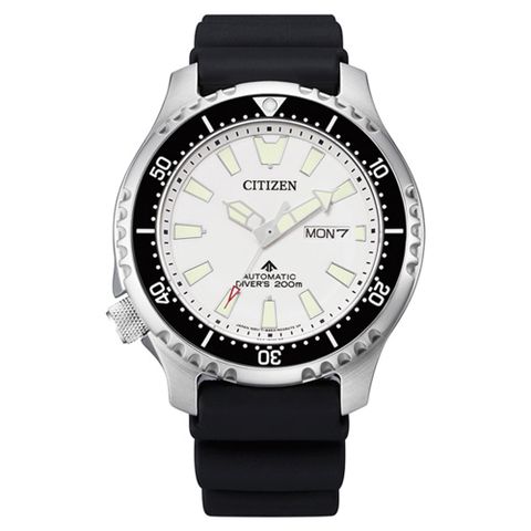 CITIZEN 星辰 PROMASTER 鋼鐵河豚系列 深海潛航限量機械腕錶-白面