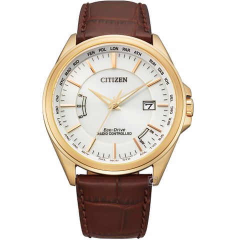 CITIZEN 星辰 GENTS 城市時尚光動能電波男錶(CB0253-19A)43.3mm