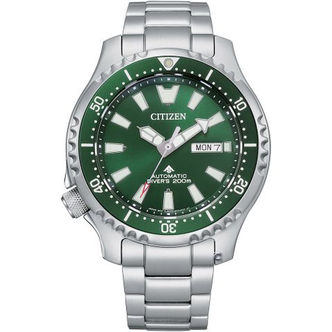 CITIZEN 星辰 Promaster 鋼鐵河豚EX Plus 亞洲限量潛水機械錶 NY0131-81X