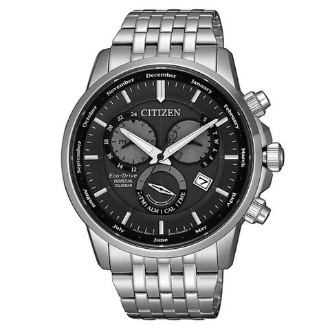 CITIZEN 星辰 GENTS 光動能都會時尚三眼腕錶 禮物推薦 送禮首選 BL8150-86H