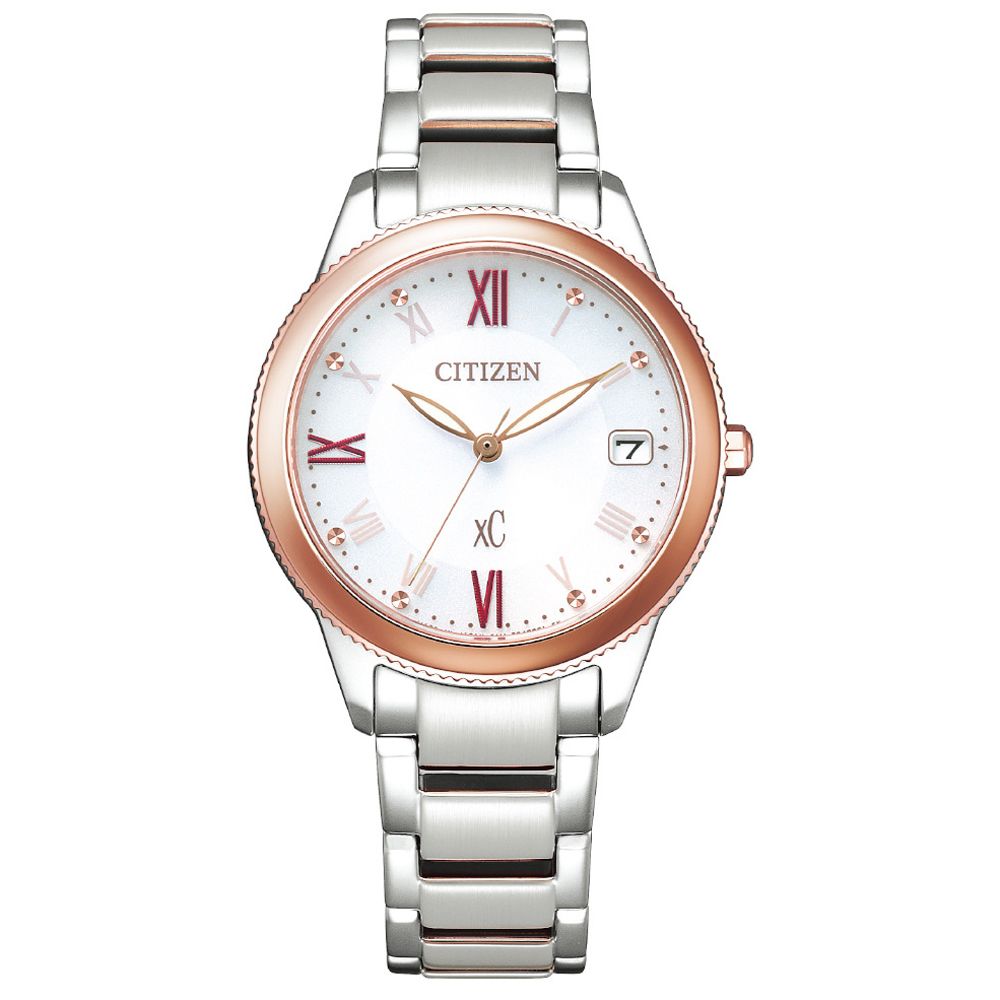 CITIZEN 星辰   xC 亞洲限定自信閃耀光動能女錶-雙色/32mm(EO1234-51A)