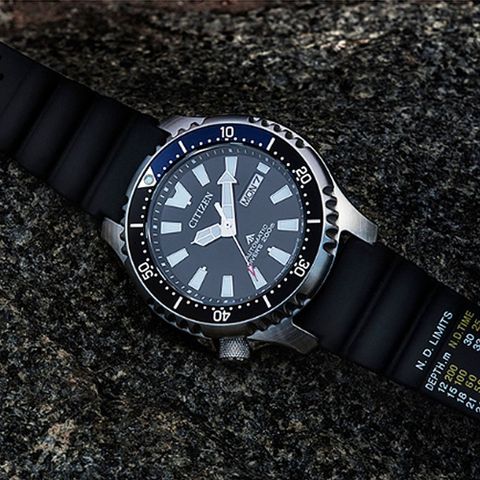 CITIZEN 星辰 PROMASTER 鋼鐵河豚EX機械潛水腕錶 禮物推薦 送禮首選 NY0111-11E