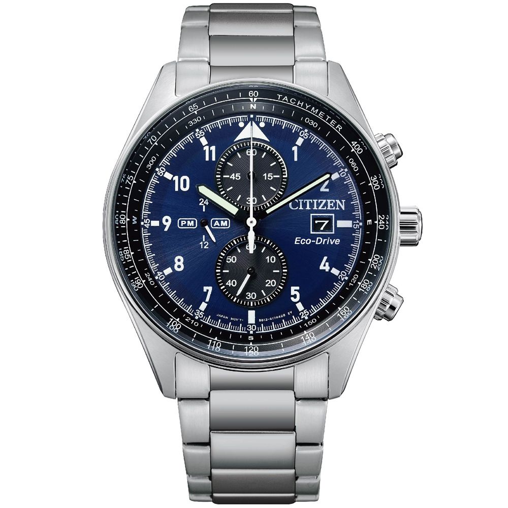 CITIZEN 星辰 Chronograph 亞洲限定 光動能計時腕錶 禮物推薦 送禮首選 CA0770-81L