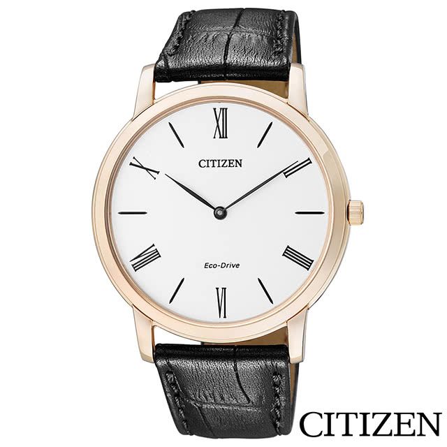 CITIZEN 星辰 爵士風雅藍寶石光動能石英腕錶(AR1113-12B)