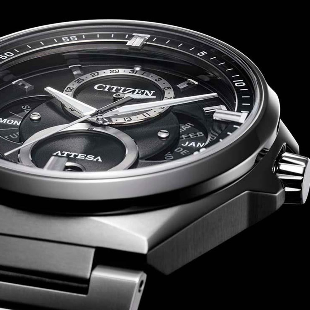 CITIZEN 星辰   GENTS Eco-Drive 三歷月相紳士男手錶(BU0060-68E)黑/42mm