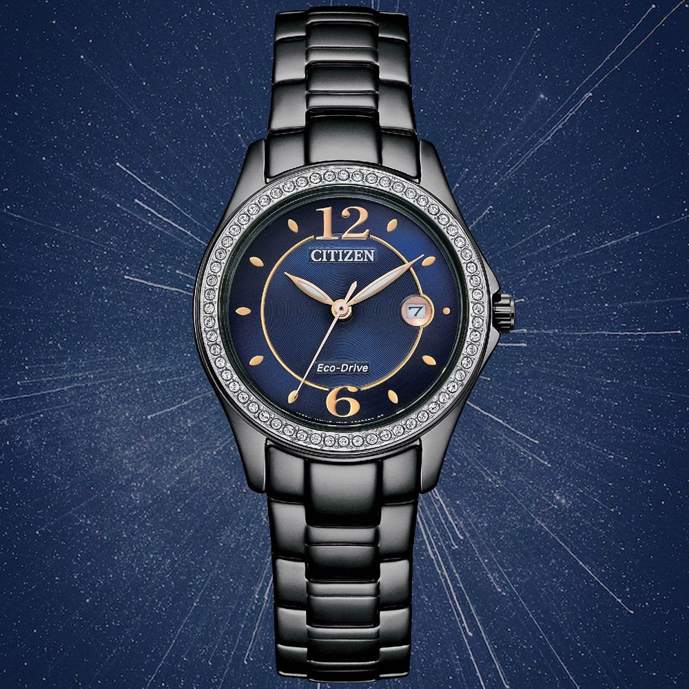 CASIO 卡西歐 LADYS 光動能 優雅水晶腕錶 618 年中慶 禮物 FE1255-84L