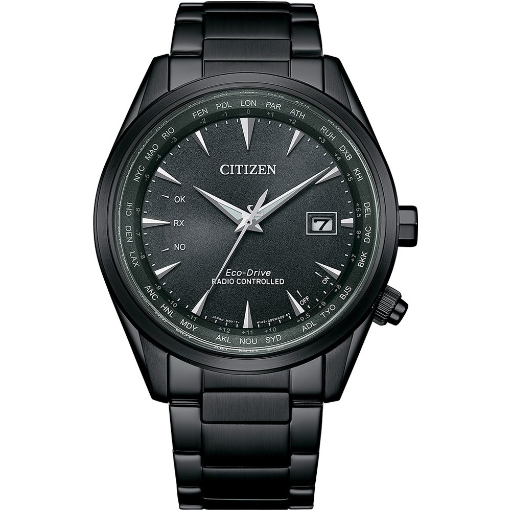 CITIZEN 星辰  千彩之海萬年曆光動能電波腕錶/CB0215-18L限量