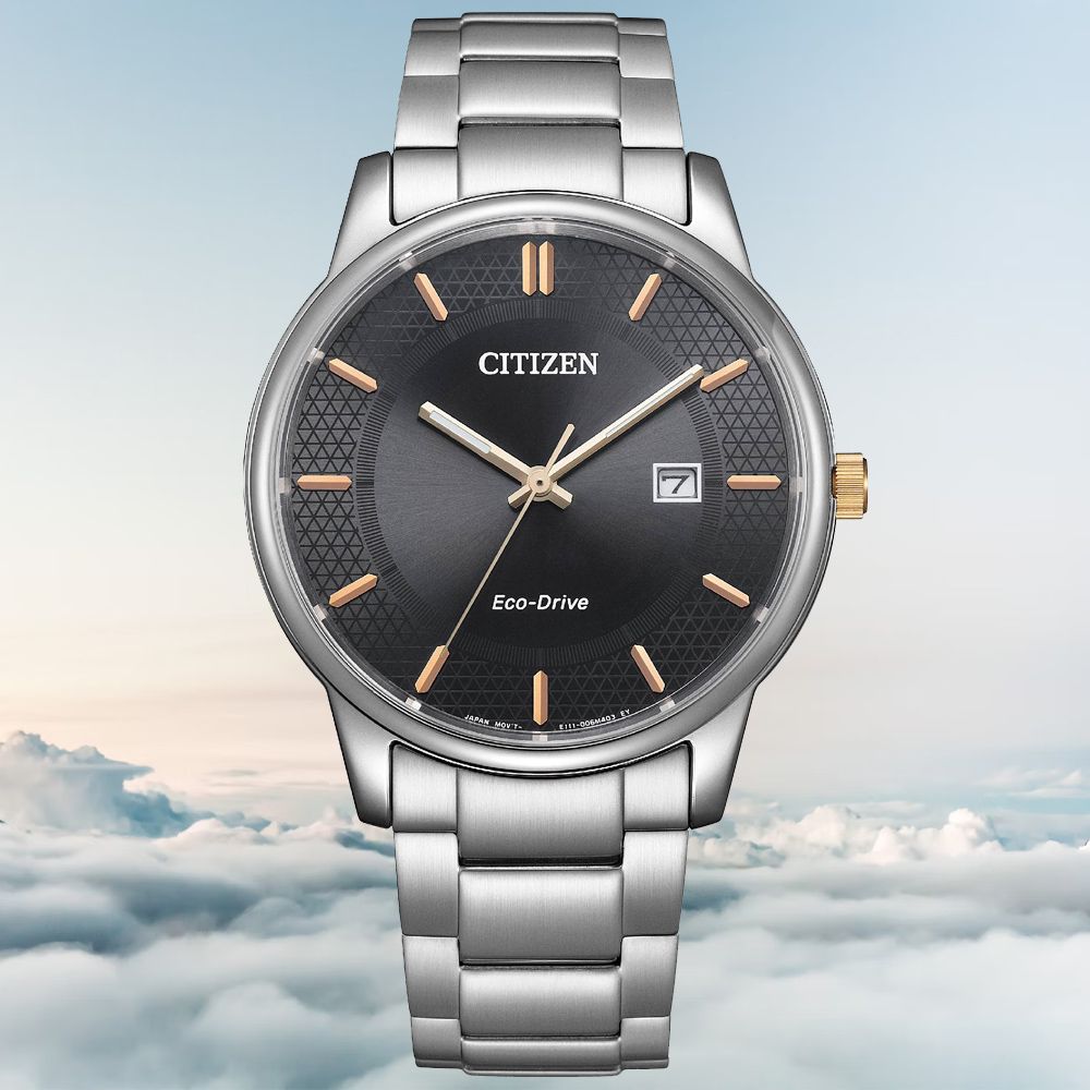 CITIZEN 星辰 PAIR 光動能 簡約時尚腕錶 禮物推薦 送禮首選 BM6977-70E