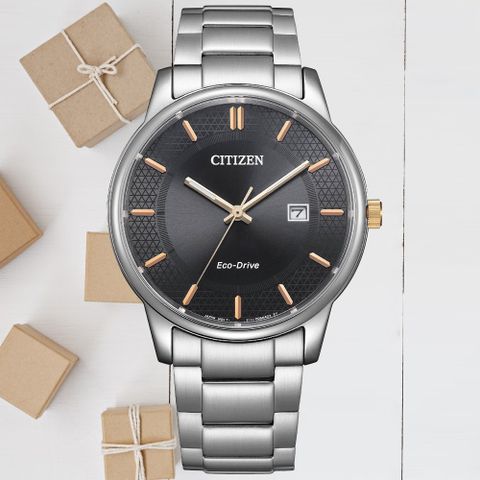 CITIZEN 星辰 PAIR 光動能時尚腕錶 禮物推薦 送禮首選 BM6977-70E