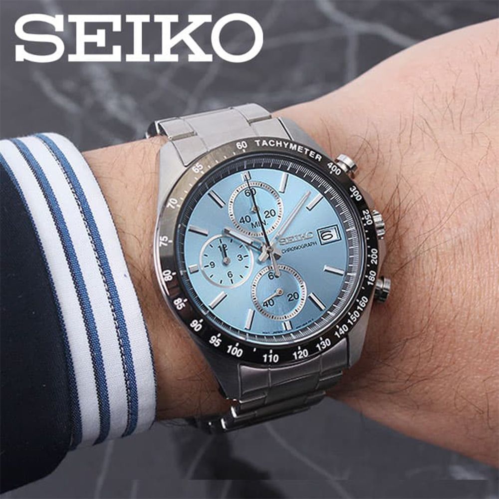 SEIKO 精工 SPIRIT系列 SBTR023 SBTR029 日本國內販售款 熊貓 三眼 計時 石英 手錶 男士 現代