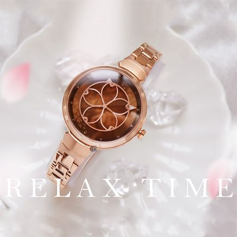 小資族推薦▼原廠公司貨RELAX TIME 年度設計錶款 綻放系列 櫻花手錶 RT-72-5
