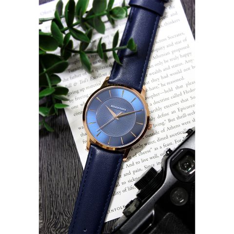 小資族推薦▼原廠公司貨RELAX TIME Classic 經典系列手錶-藍/42mm RT-88-3M