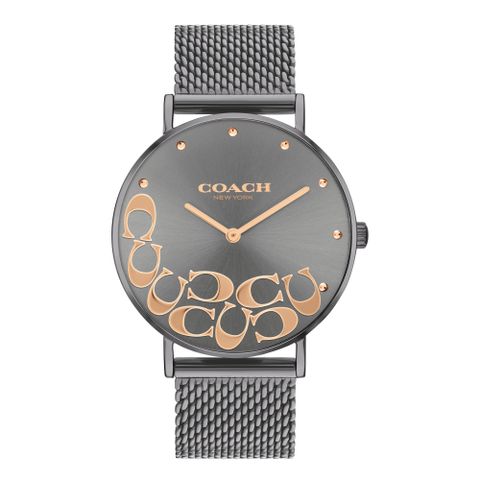 COACH 設計款logo面盤米蘭帶腕錶36mm(14503825)