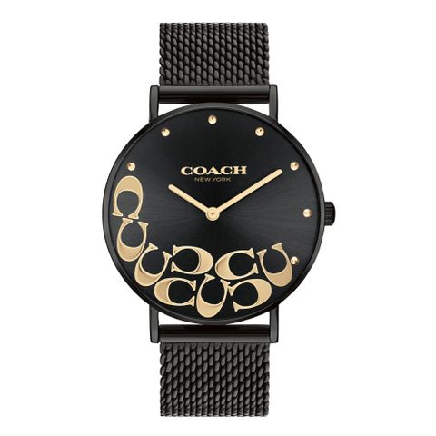 COACH 設計款logo面盤米蘭帶腕錶36mm(14503826)