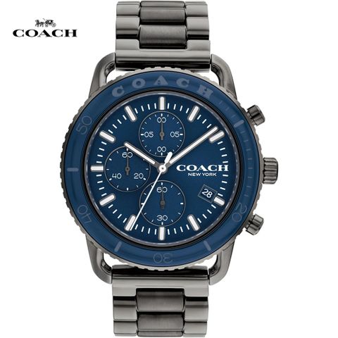 送限量贈品，送完為止COACH MENS CRUISER 陶瓷錶圈計時錶/44mm/CO14602595