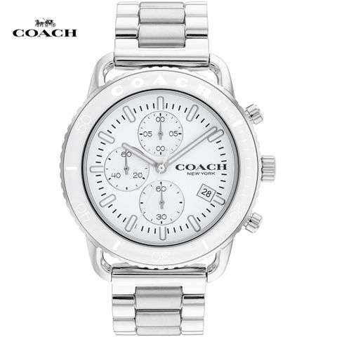 送限量贈品，送完為止COACH MENS CRUISER 陶瓷錶圈計時錶/44mm/CO14602594