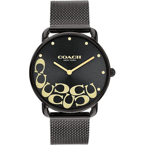 COACH 設計款logo面盤米蘭帶腕錶36mm(14504340)