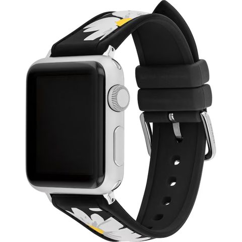 ▼Apple Watch 錶帶▼COACH Apple Watch 錶帶 38/40/41mm 適用 矽膠錶帶-雛菊(不含手錶)