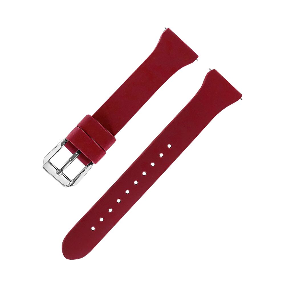 Watchband  / 20.22mm / 各品牌通用 經典色系 快拆型 矽膠錶帶 深紅色 858-125T-DRD