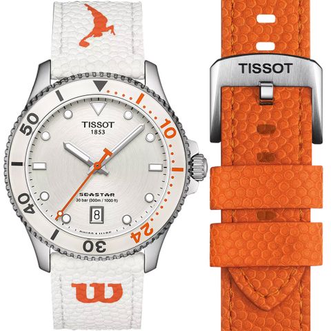 TISSOT 天梭 官方授權 Seastar Wilson WNBA 美國女職籃 腕錶 手錶-T1204101701100