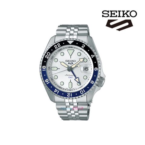 【SEIKO精工】SSK033K1 5 Sports 雙時區 機械錶 42.5mm 4R34-00A0S 公司貨