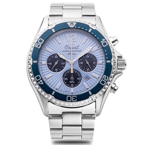 ORIENT 東方錶 75週年限量 Quartz Sports系列 太陽能 計時潛水腕錶 42.8mm / RA-TX0210L