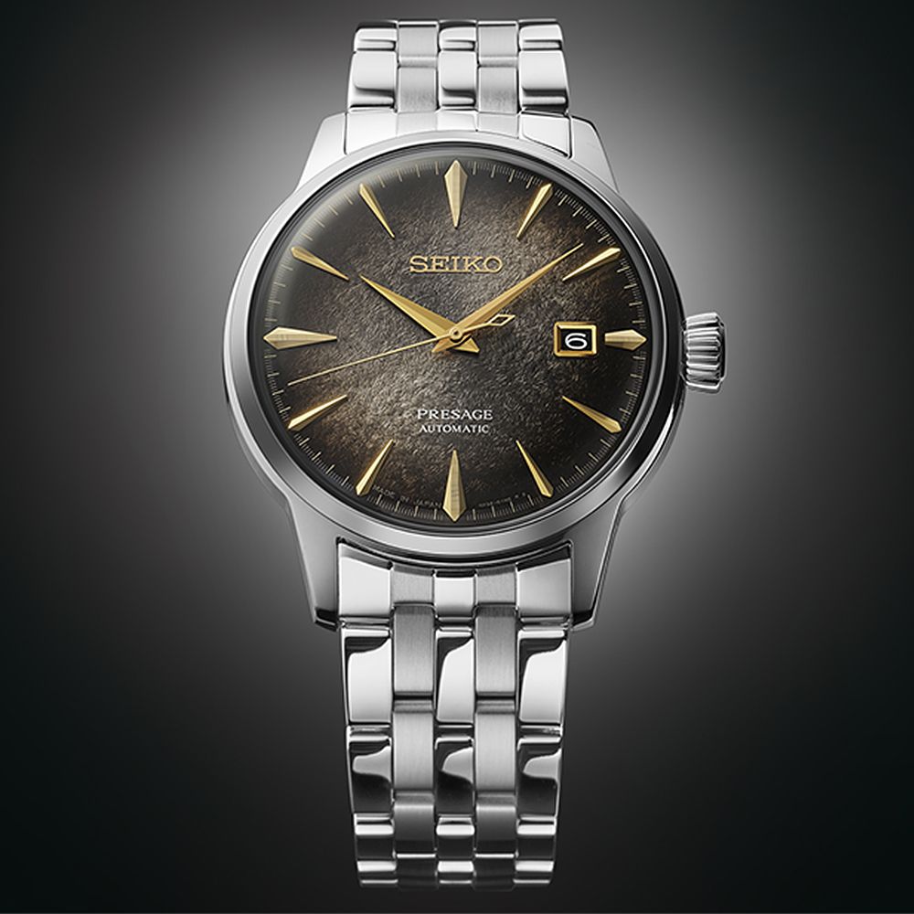 SEIKO 精工 PRESAGE 限定款調酒師系列機械對錶 (4R35-06J0D+2R05-00C0D)SK003