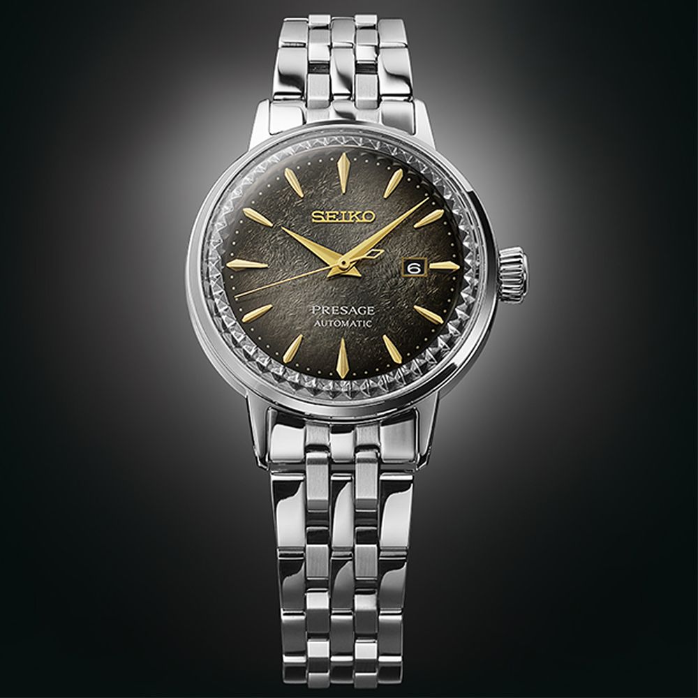 SEIKO 精工 PRESAGE 限定款調酒師系列機械對錶 (4R35-06J0D+2R05-00C0D)SK003