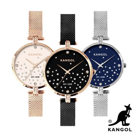 KANGOL細緻璀璨碎鑽錶/手錶/腕錶28mm-任選 KG72232