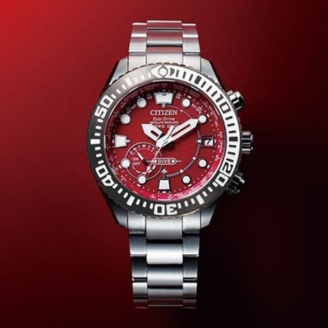 【CITIZEN】星辰 CC5005-68Z 東京紅限量 PROMASTER GPS衛星對時 鈦金屬 光動能 潛水錶 47mm