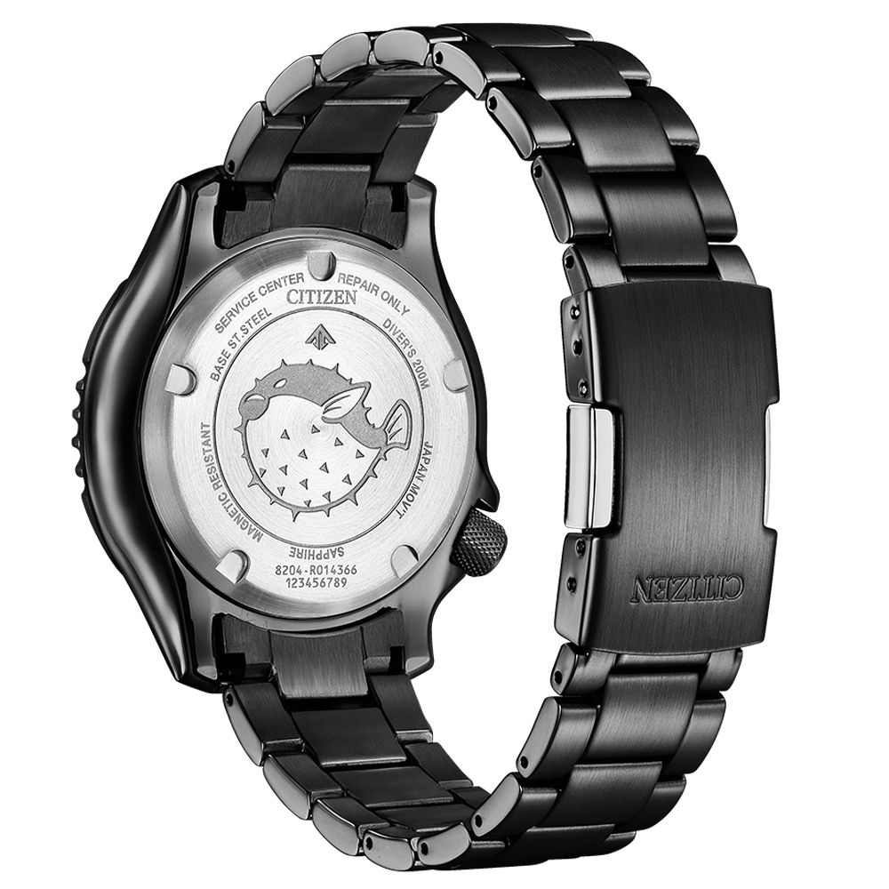 CITIZEN8204R014366123456789SAPPHIREJAPAN MAGNETICRESISTANTSERVICE CENTEBASE ST.STEELREPAIR ONLYCITIZENDIVERS
