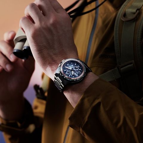 CITIZEN 星辰錶 SKY系列 光動能 電波錶 35週年限量 男錶-JY8146-54E