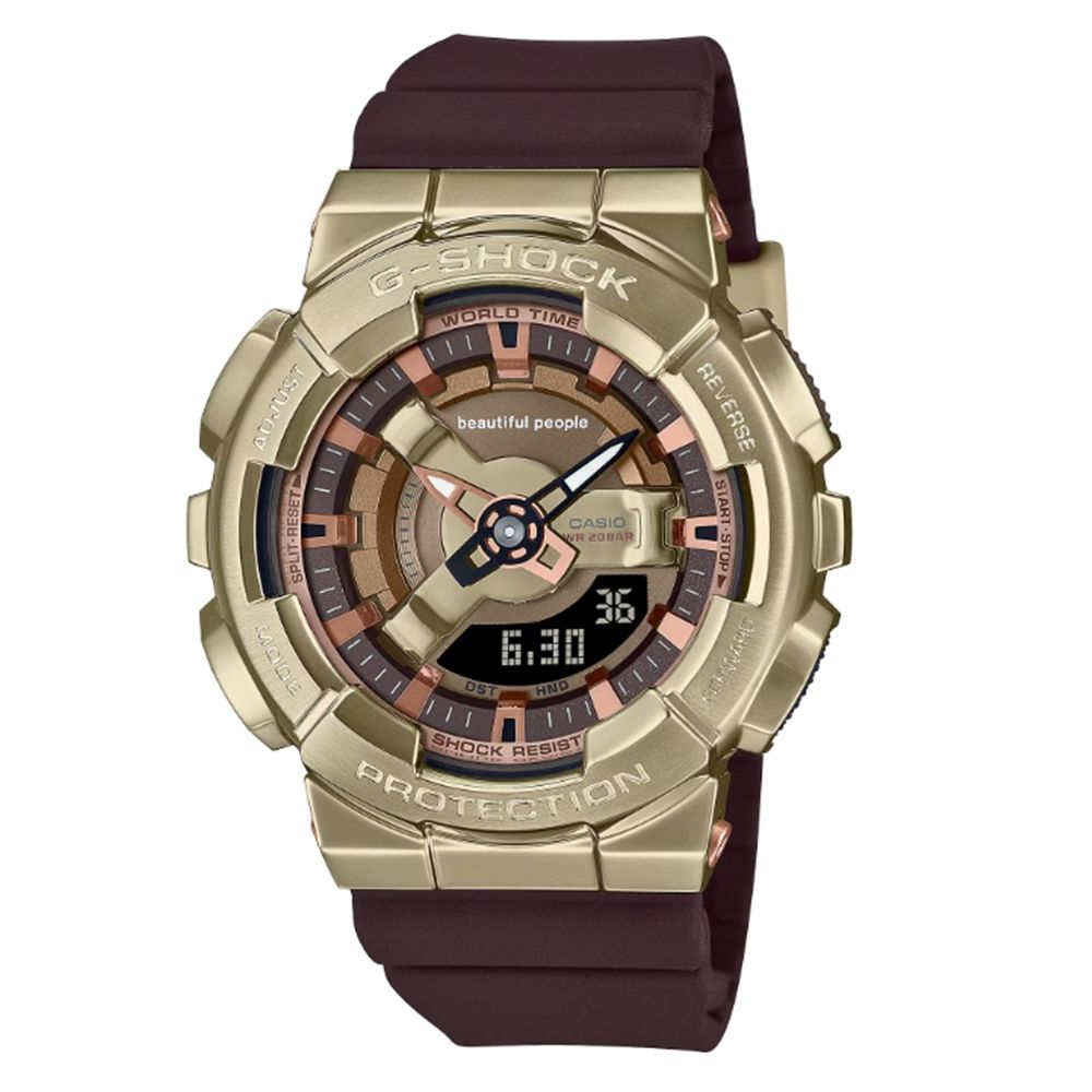 CASIO 卡西歐 G-SHOCK x beautiful people 限量聯名 輕巧時尚 耀眼獨特 GM-S110BP-5A_42mm