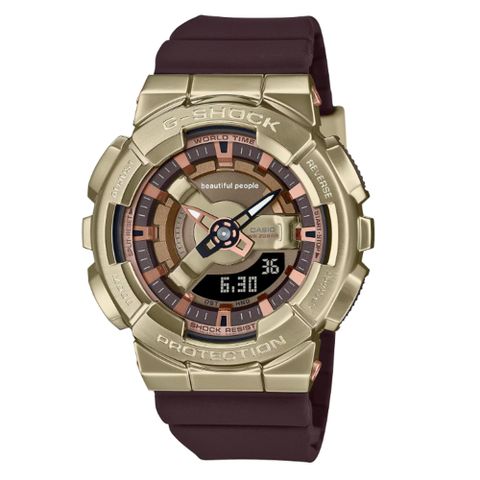 CASIO 卡西歐 G-SHOCK x beautiful people 限量聯名 輕巧時尚 耀眼獨特 GM-S110BP-5A_42mm