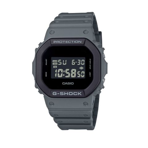 【CASIO 卡西歐】G-SHOCK Urban Utility 城市潮流 軍士墨灰 經典方型 DW-5610UU-8_43.8mm