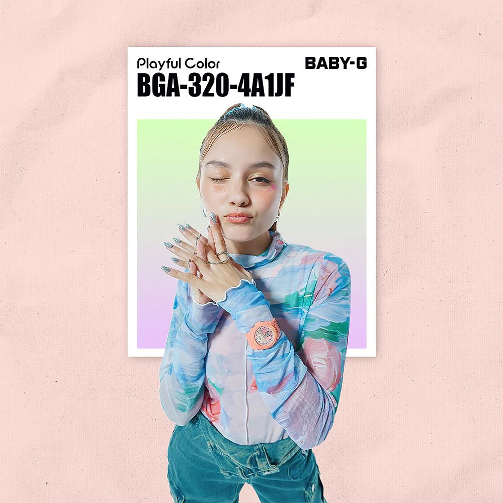 CASIO 卡西歐 BABY-G 冬日漸層女錶 手錶 BGA-320-4A1