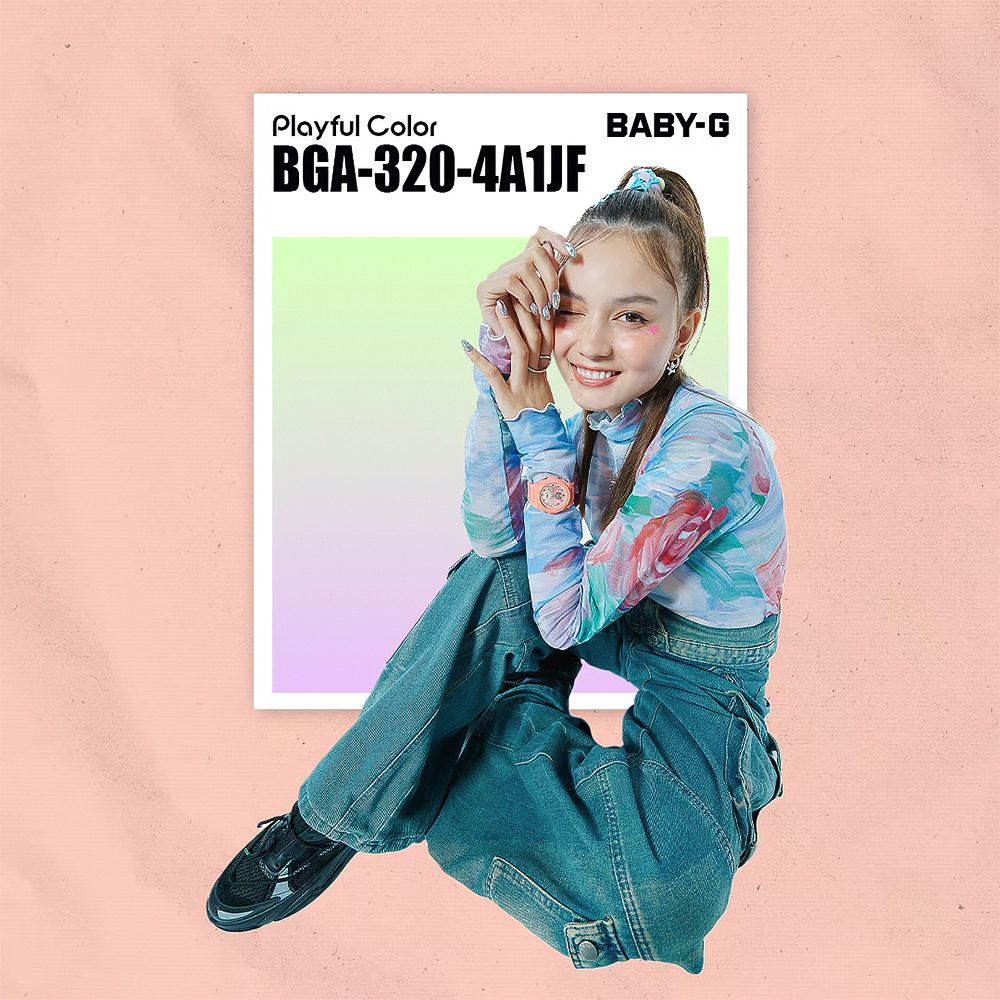 CASIO 卡西歐 BABY-G 冬日漸層女錶 手錶 BGA-320-4A1