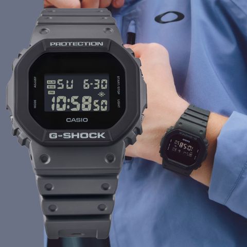 CASIO 卡西歐 G-SHOCK Urban Utility 都會時尚 戶外實用 經典方形電子錶 DW-5610UU-8