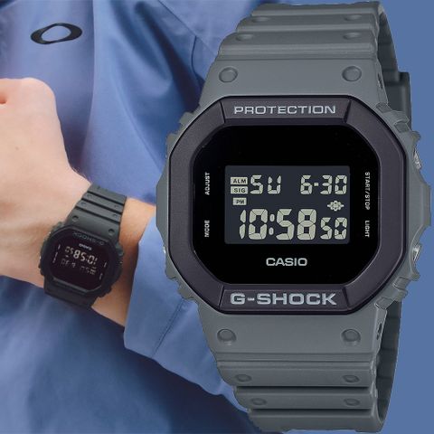 CASIO 卡西歐 G-SHOCK 運動風手錶 DW-5610UU-8