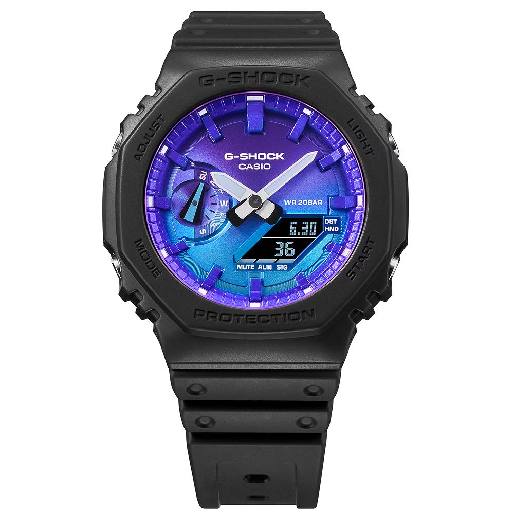 ADJUSTMODEG-SHOCKG-SHOCKCASIOLIGHTWR 20BAR6.30MUTE ALM SIGPROTECTIONDSTHNDSTART