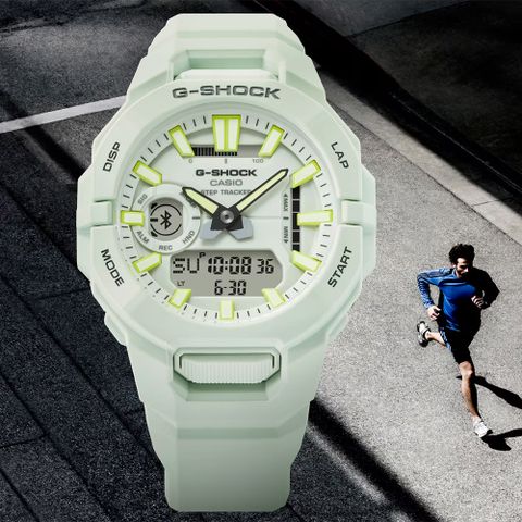 CASIO 卡西歐 G-SHOCK 計步 跑步訓練 藍芽運動雙顯手錶 電子錶 GBA-950-7A