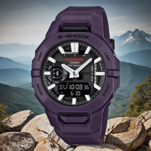CASIO 卡西歐 G-SHOCK 計步 跑步訓練 藍芽運動雙顯手錶 電子錶 GBA-950-2A