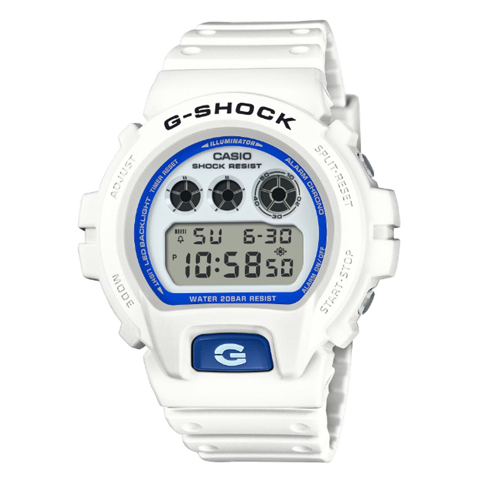CASIO 卡西歐 G-SHOCK 藍白夏日海洋 磷光 電子錶 男錶 手錶 DW-6900HDS-7