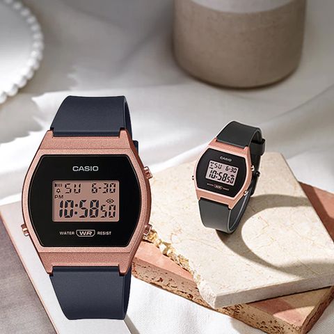 CASIO 卡西歐 運動休閒風復古電子錶 LW-204-1A