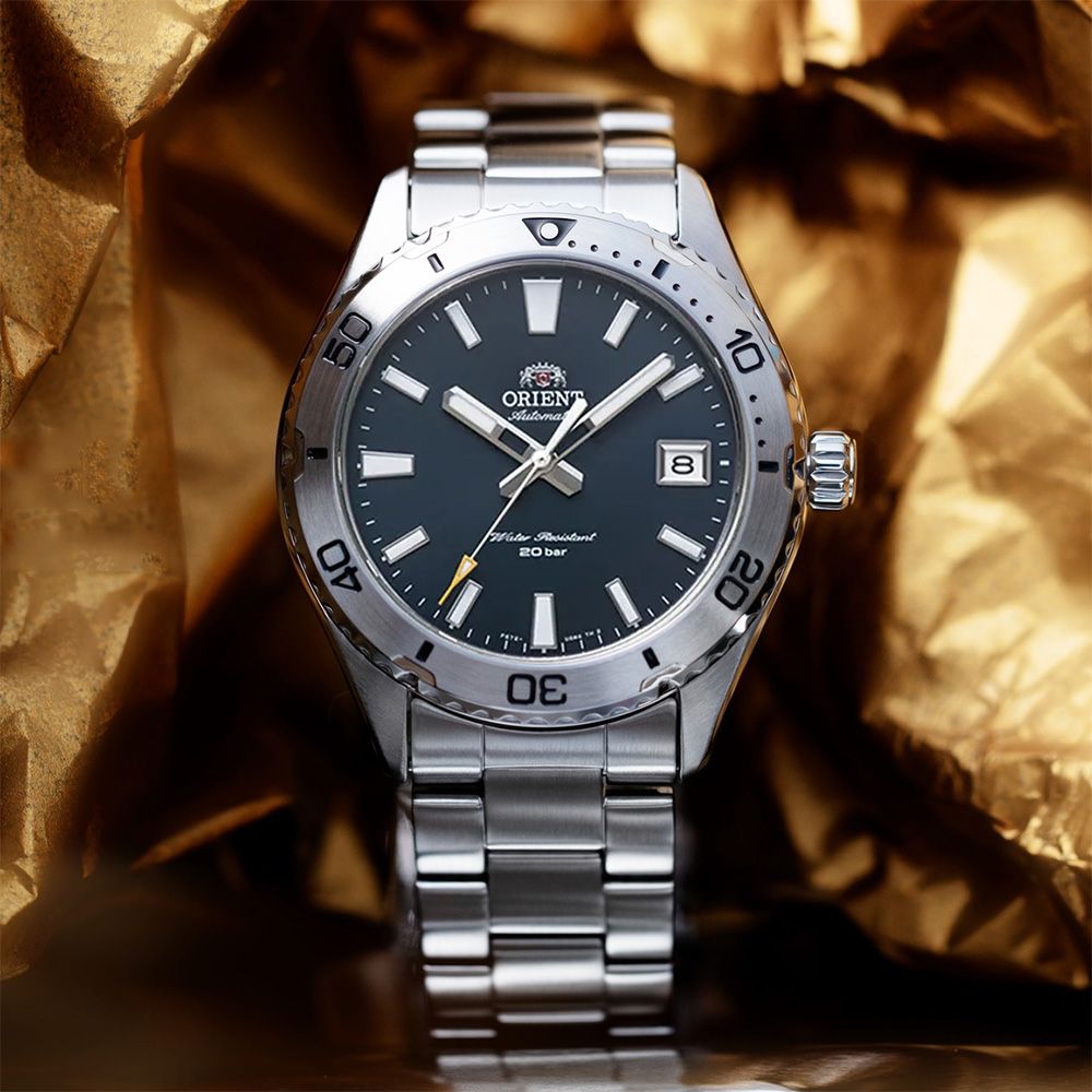 ORIENT 東方  錶 200米潛水錶機械錶-39.9mm RA-AC0Q02L