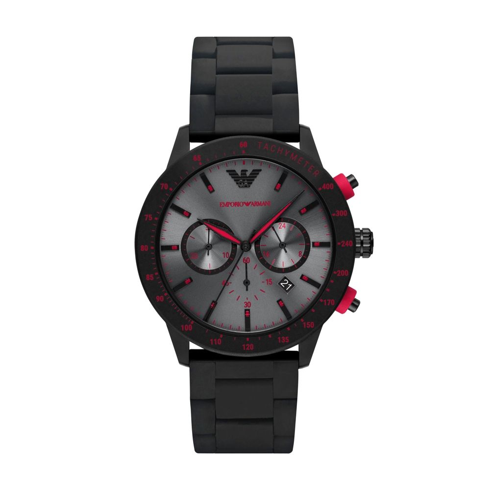 EMPORIO ARMANI 經典率性腕錶44mm(AR11392)