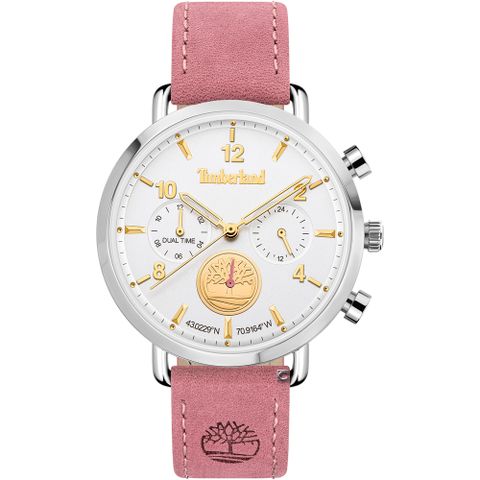 Timberland 天柏嵐 兩地時間時尚腕錶(TDWLF2103801)-40mm